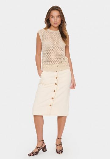 Пуловер без рукавов