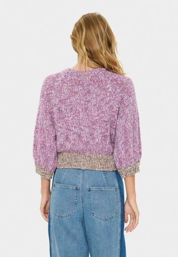 Пуловер с рукавом три четверти