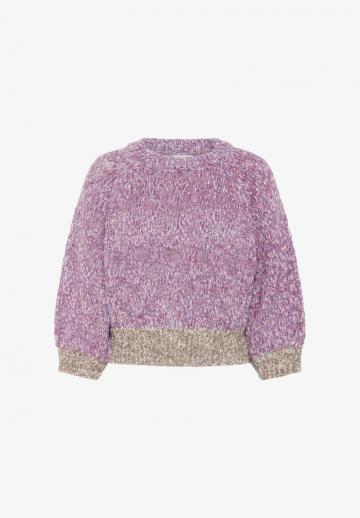 Пуловер с рукавом три четверти