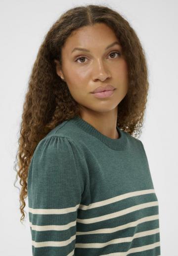 Пуловер в полоску