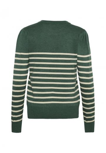 Пуловер в полоску
