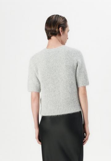 Пуловер с коротким рукавом