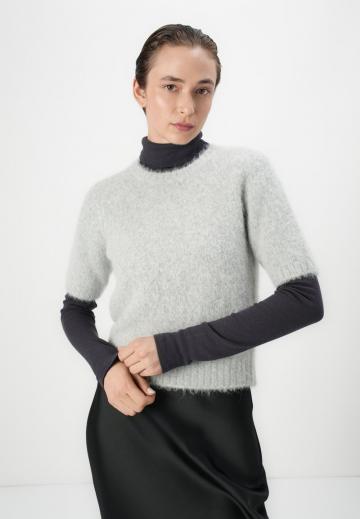 Пуловер с коротким рукавом