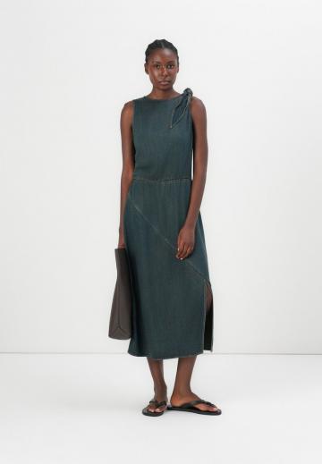 Джинсовое платье