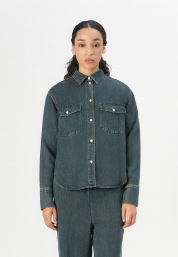 Джинсовая блузка