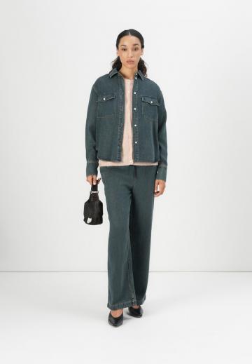 Джинсовая блузка