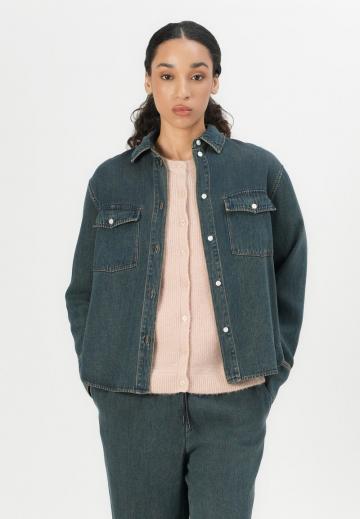 Джинсовая блузка