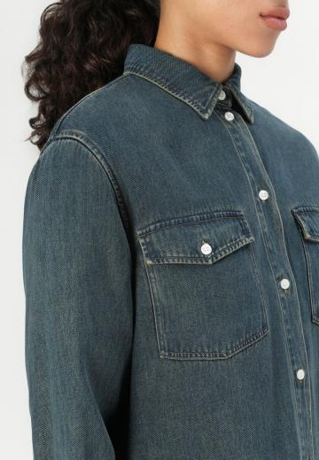 Джинсовая блузка