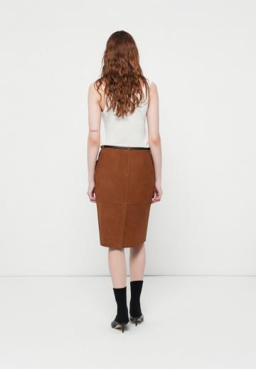 Кожаная юбка