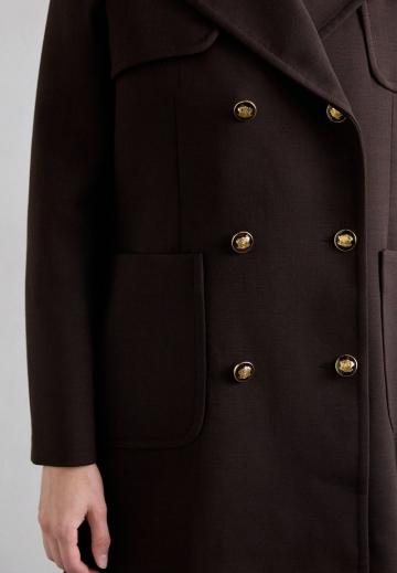 Шерстяное пальто