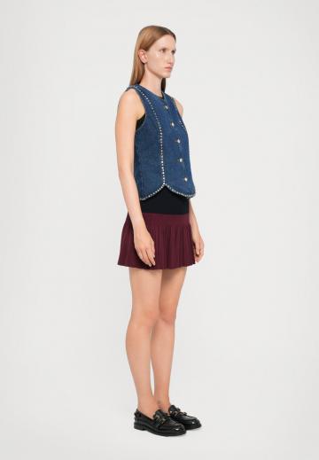 Джинсовая жилетка