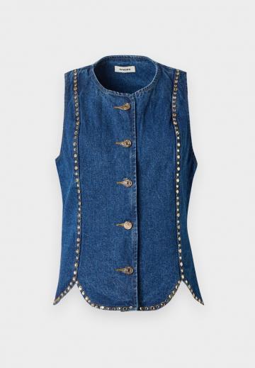 Джинсовая жилетка