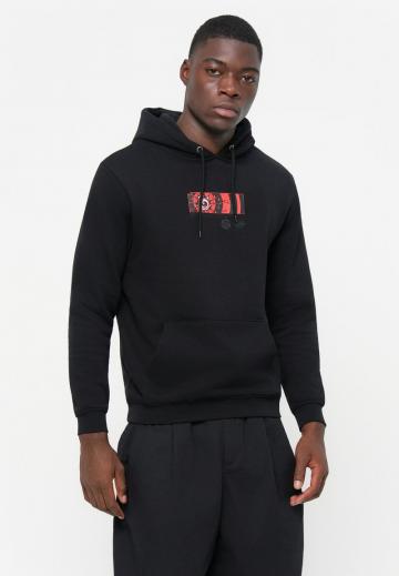 Пуловер с капюшоном