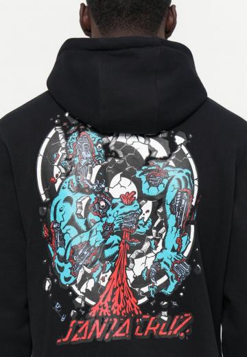 Пуловер с капюшоном