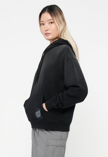 Пуловер с капюшоном