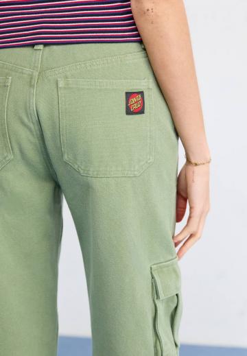 Брюки с накладными карманами