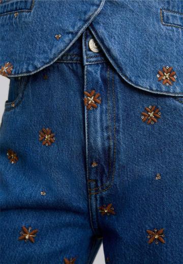 Прямые джинсы