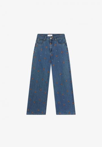 Прямые джинсы