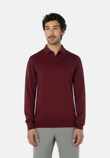 Поло с длинным рукавом