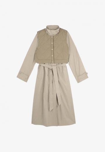 Длинный жилет