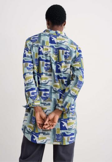 Длинная блузка