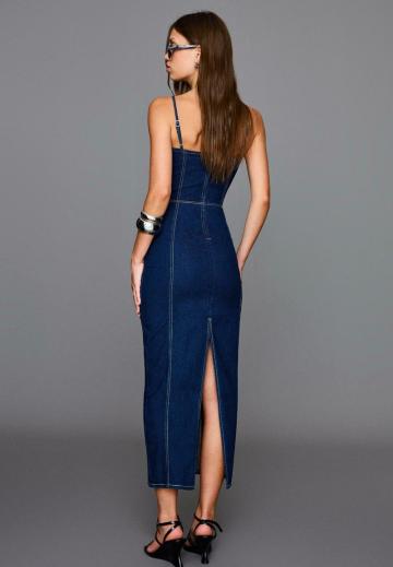Джинсовое платье