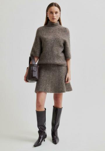 Вязаная юбка