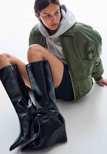 Сапоги на платформе