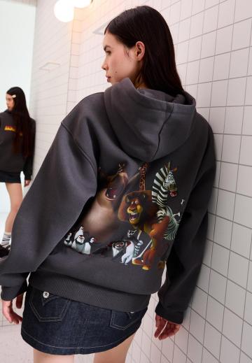 Пуловер с капюшоном