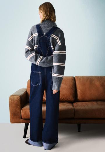 Джинсовый комбинезон