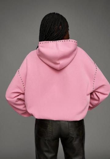 Пуловер с капюшоном