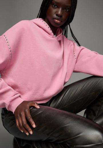 Пуловер с капюшоном