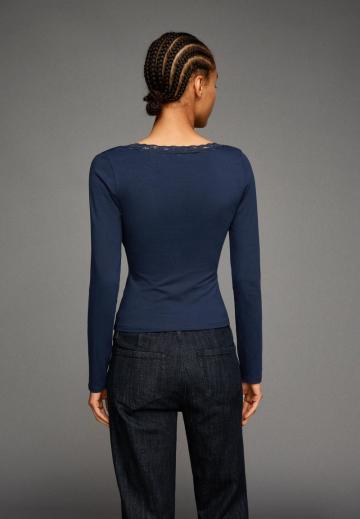 Юбка с накладными карманами