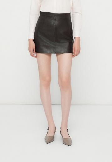 Кожаная юбка