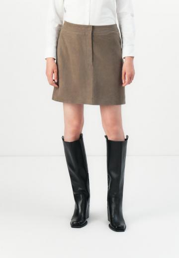 Кожаная юбка