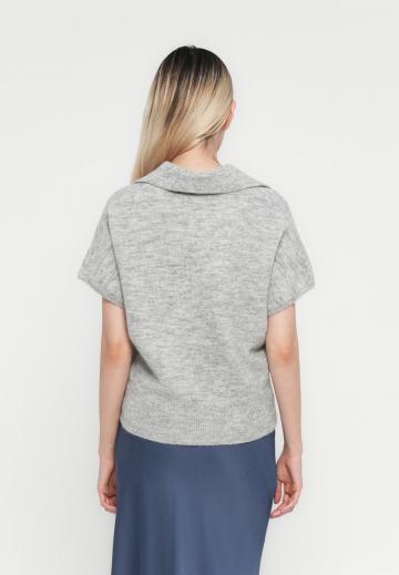 Пуловер с коротким рукавом