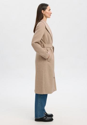 Шерстяное пальто
