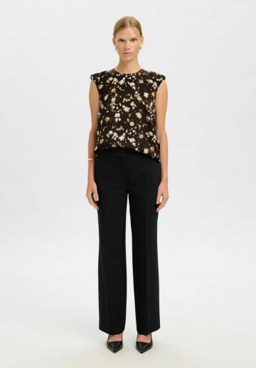 Атласная блузка