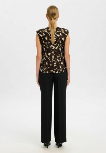 Атласная блузка