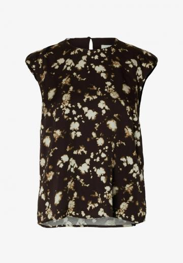 Атласная блузка