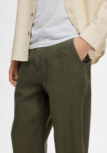 Льняные брюки
