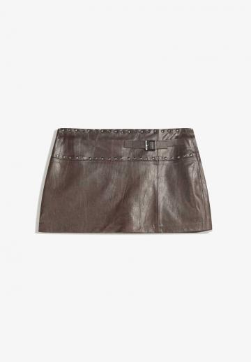 Юбка с накладными карманами