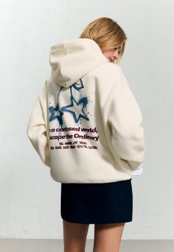 Пуловер с капюшоном