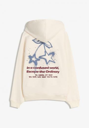 Пуловер с капюшоном