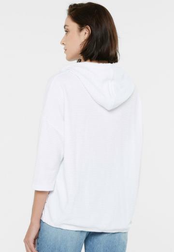 Пуловер с капюшоном