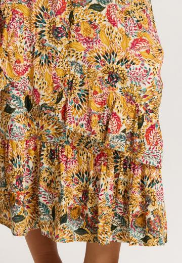 Юбка с воланами