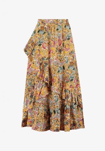 Юбка с воланами