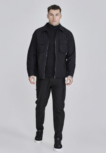 Брюки с накладными карманами