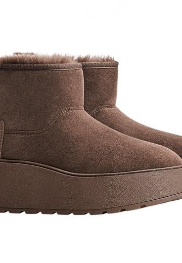 Сапожки на танкетке