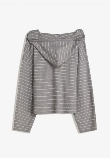 Пуловер с капюшоном